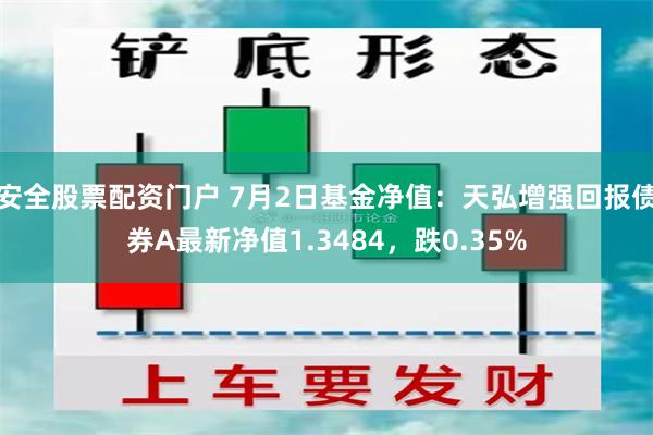 安全股票配资门户 7月2日基金净值：天弘增强回报债券A最新净值1.3484，跌0.35%