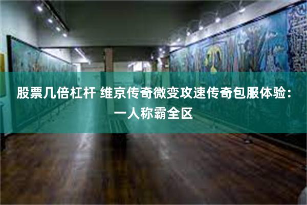 股票几倍杠杆 维京传奇微变攻速传奇包服体验：一人称霸全区