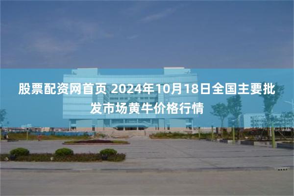 股票配资网首页 2024年10月18日全国主要批发市场黄牛价格行情