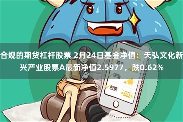 合规的期货杠杆股票 2月24日基金净值：天弘文化新兴产业股票A最新净值2.5977，跌0.62%